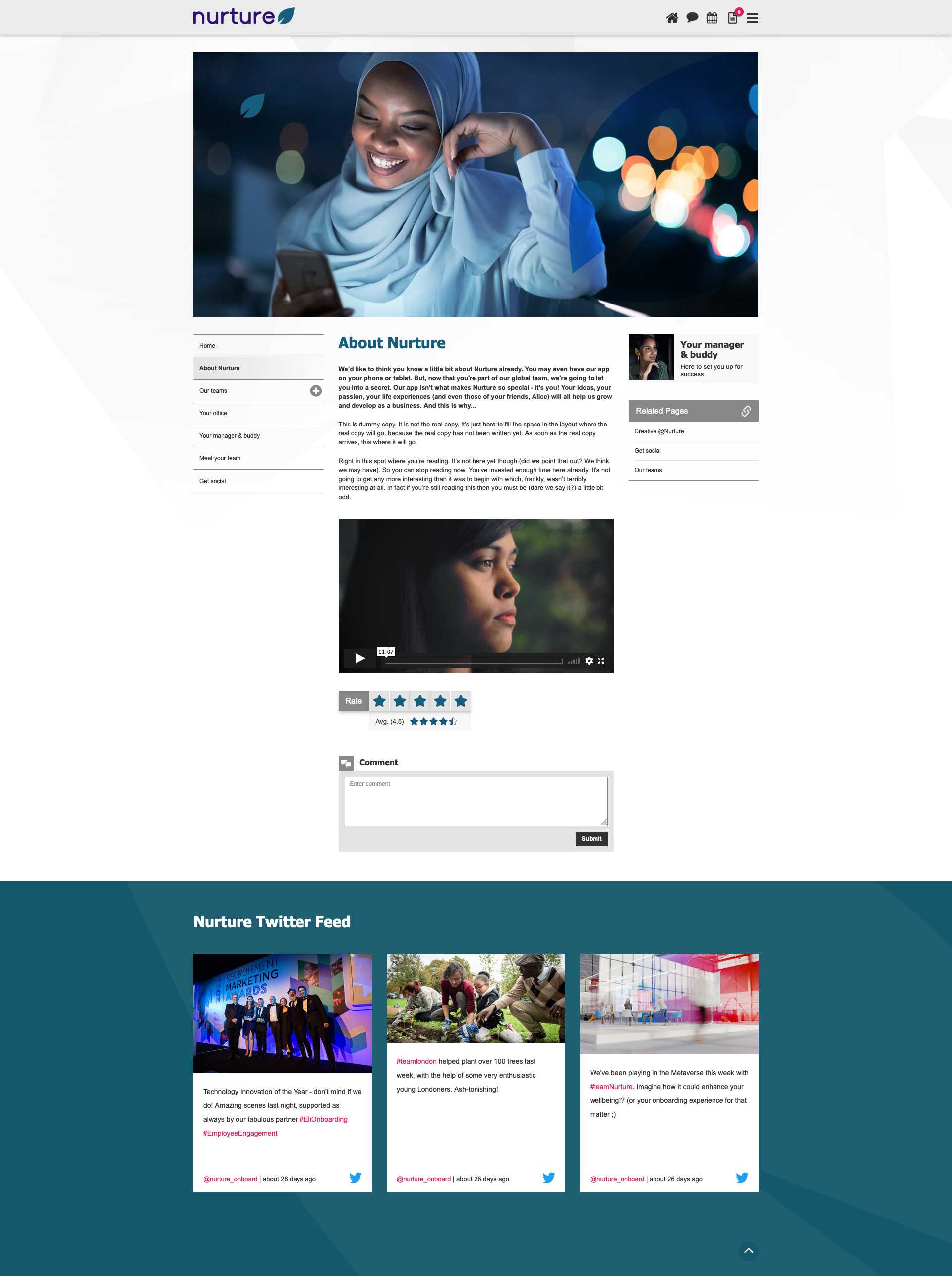 Candidate profile screenshot